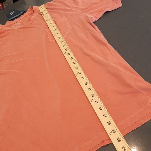 Crown & Ivy Spice Rust Cotton and Green Cast Tee Shirts Bundle of 2 - Picture 7 of 8